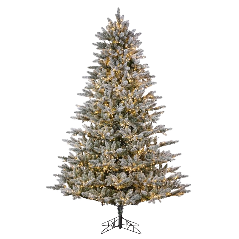 4.5 ft frosted Sonoma spruce LED Christmas tree with 745 tips for holiday decoration in Christmas Trees collection