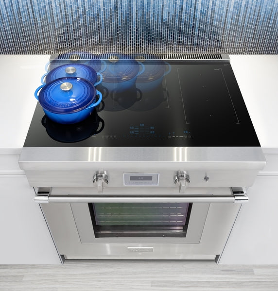 Liberty®, Induction Professional Range, 36'' Pro Harmony® Standard Depth, Stainless Steel