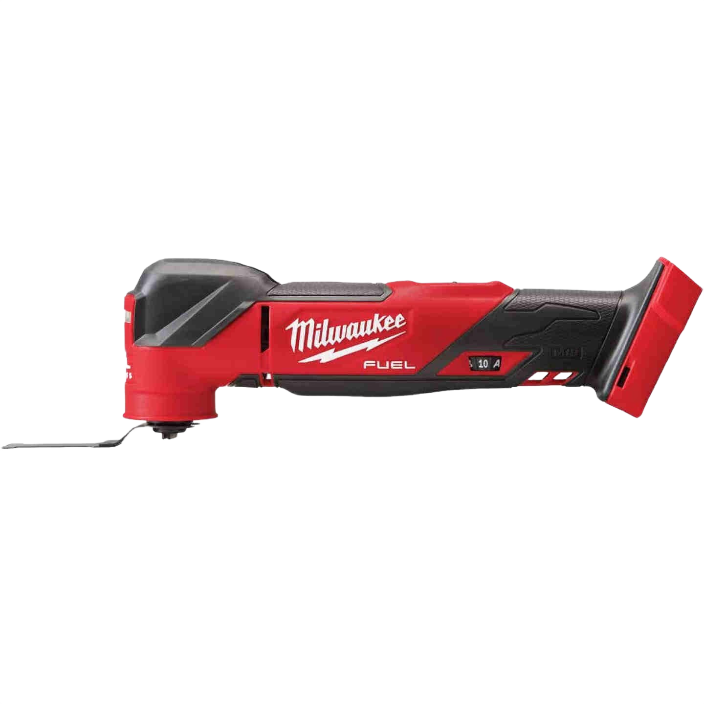 Red and black cordless oscillating multi-tool designed for versatile trimming and cutting in home improvement tasks