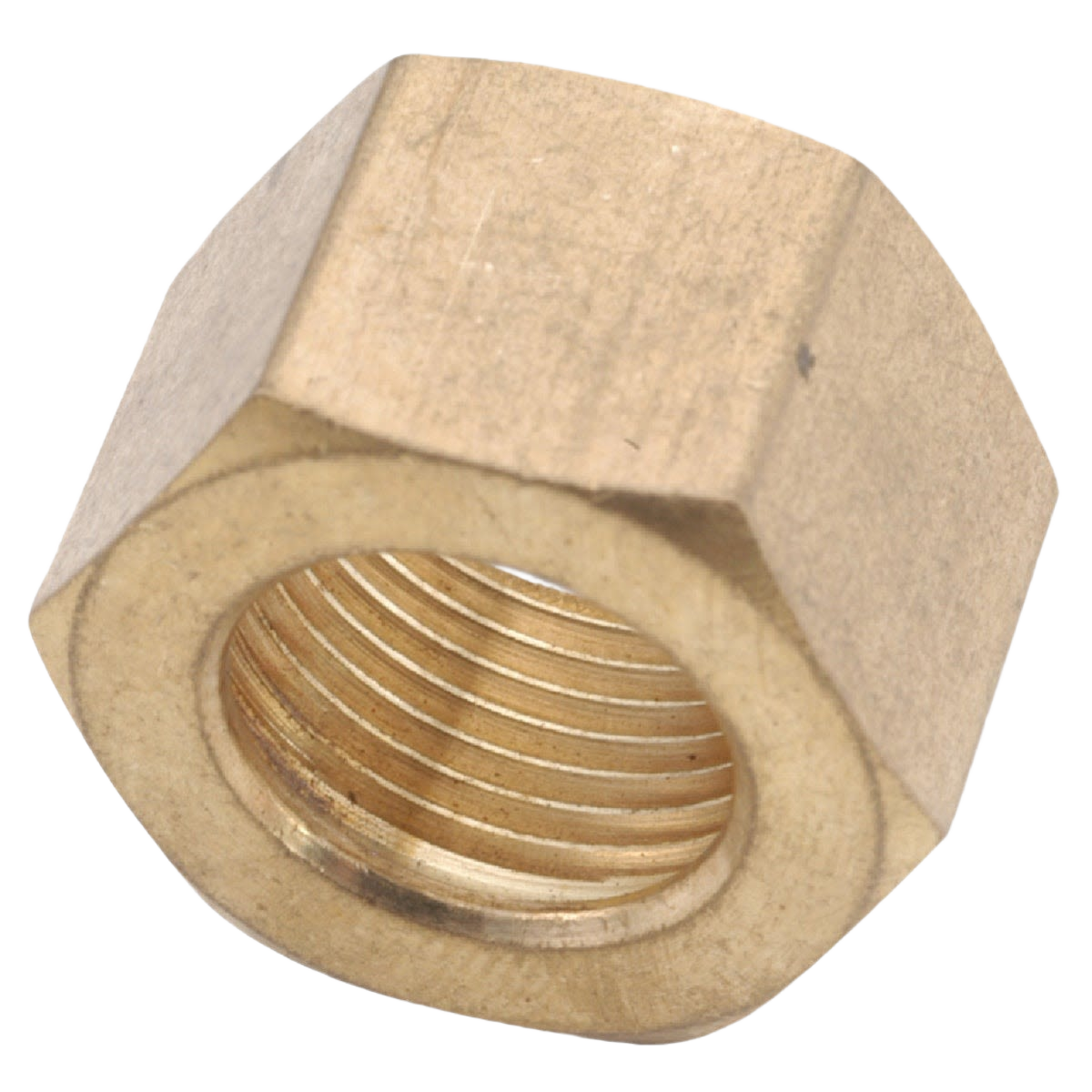 Brass compression nut with internal threading for 1/4-inch tubing in Pipes & Fittings and Plumbing collections under $50