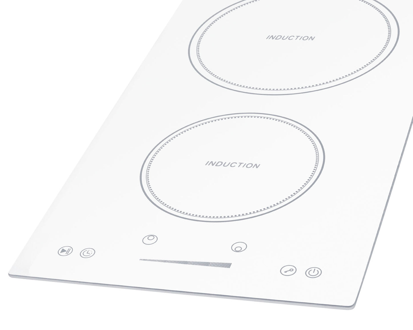 12" Wide 208-240V 2-Zone Induction Cooktop