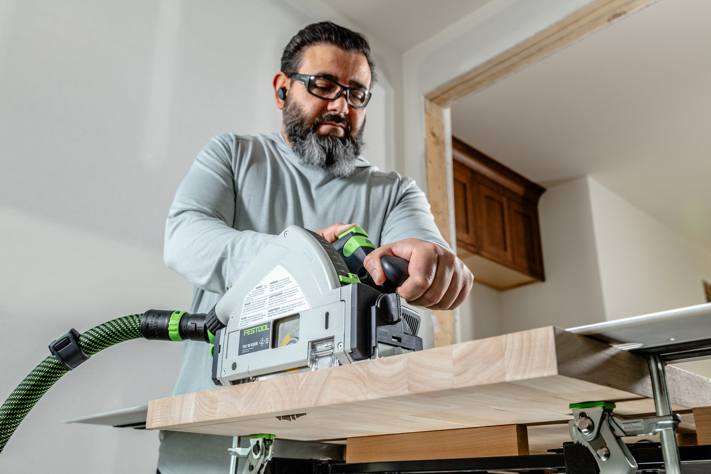 Festool 577991 Cordless Track Saw TSC 55 KSEB-Basic