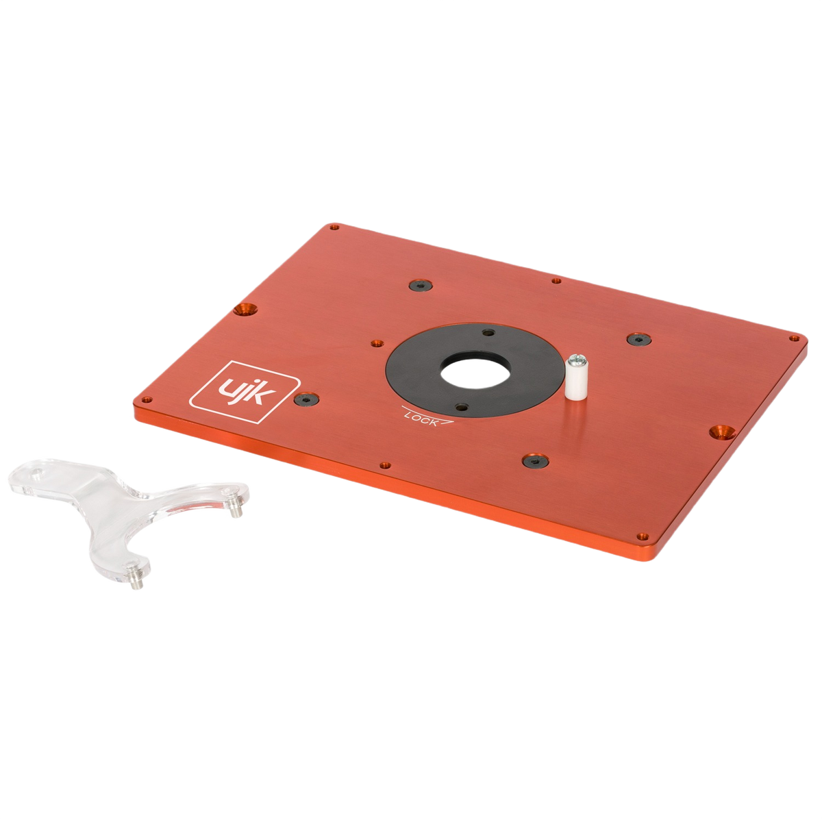 UJK 10mm Aluminium Router Table Insert c/w Universal Base