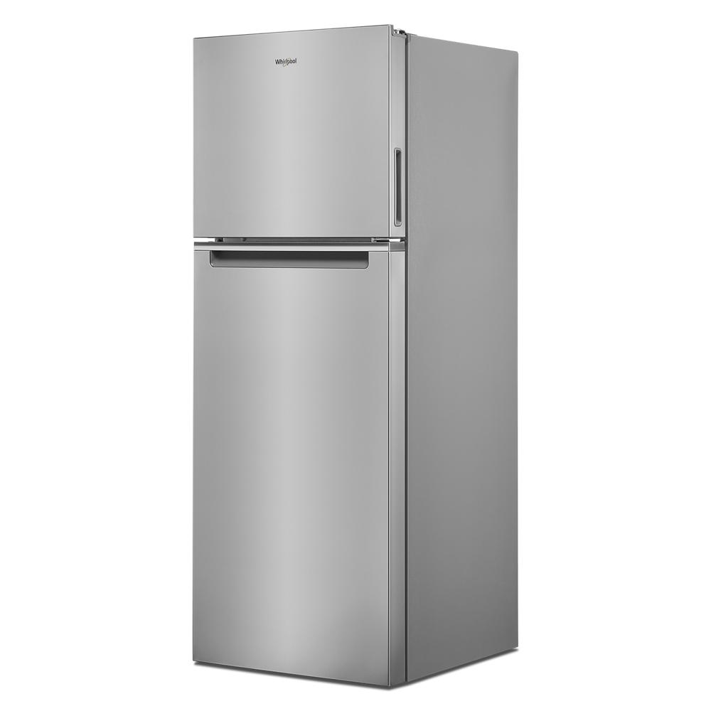 Whirlpool 24-inch wide top-freezer refrigerator in stainless steel from kitchen appliances and refrigerators collections