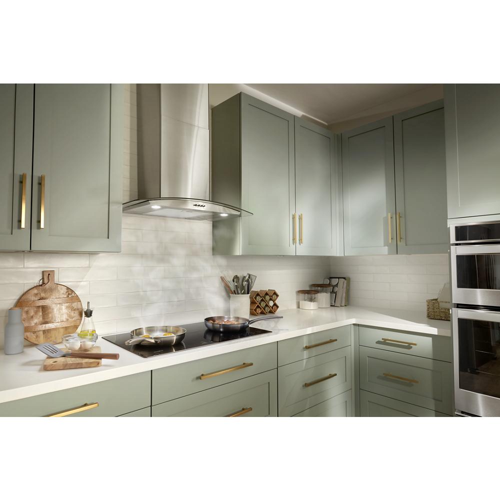 30" Curved Glass Wall Mount Range Hood