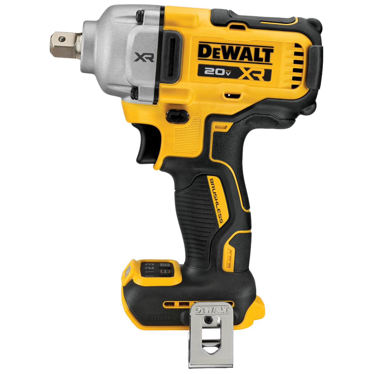 DEWALT 20V MAX* XR® 1/2" Mid-Range Impact Wrench With Detent Pin Anvil (Tool Only)