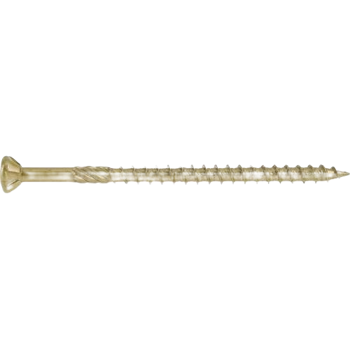 Gold-colored washer for fasteners designed to provide secure connections in hardware and home improvement projects