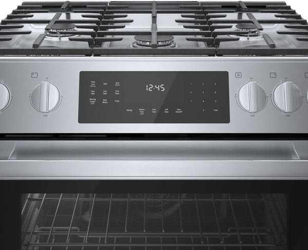 Benchmark™, Gas Slide-in Range, 30'', Stainless Steel