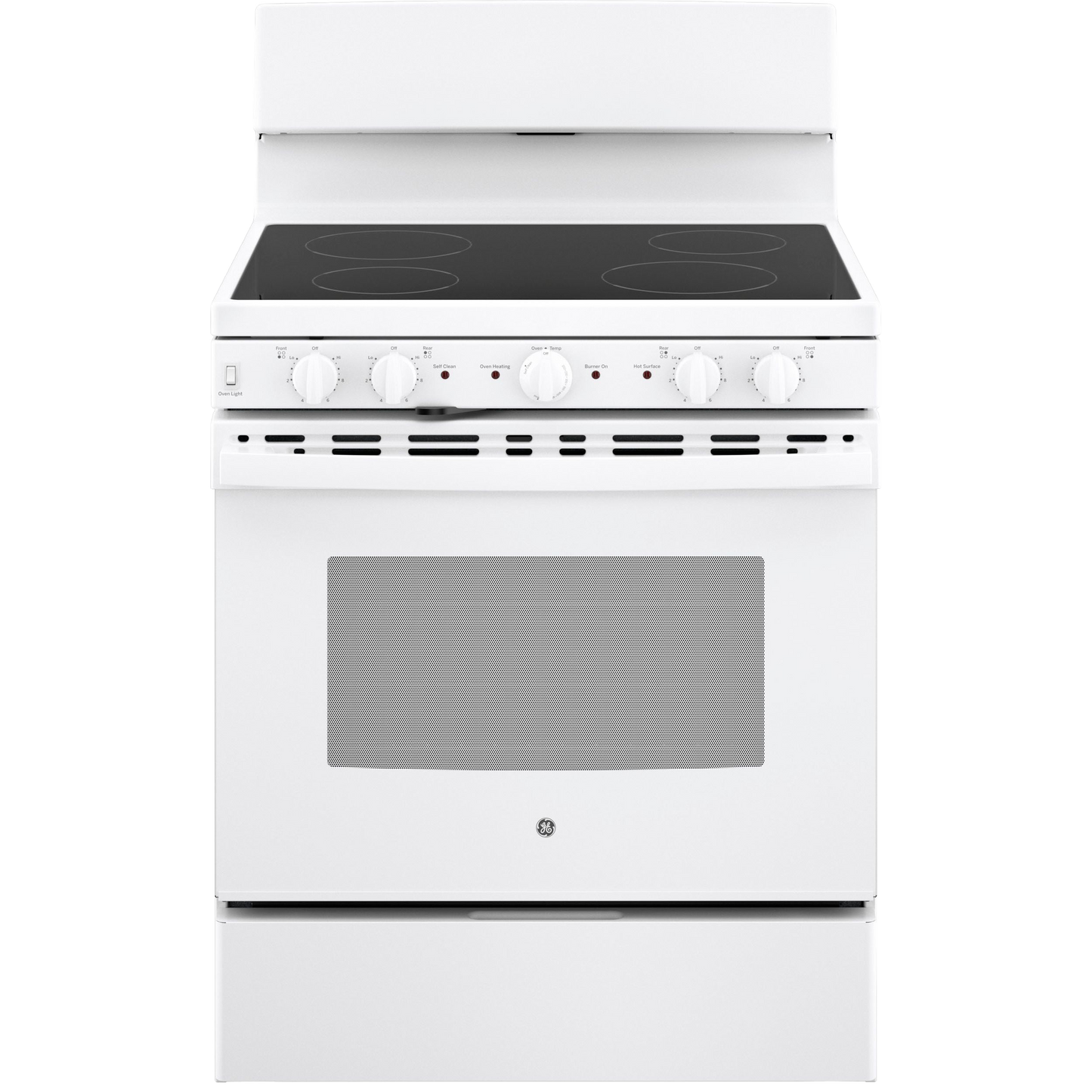 GE® ENERGY STAR® 30” Free-Standing Electric Radiant Smooth Cooktop Range