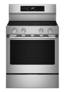 30-inch stainless steel smart electric range with convection cooking and digital control panel from KitchenAid Ranges collection