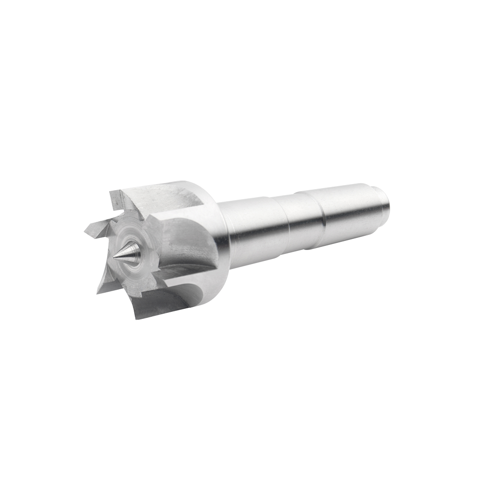 Metal 6-prong drive center with 32 mm diameter, designed for woodworking tools and home improvement projects.