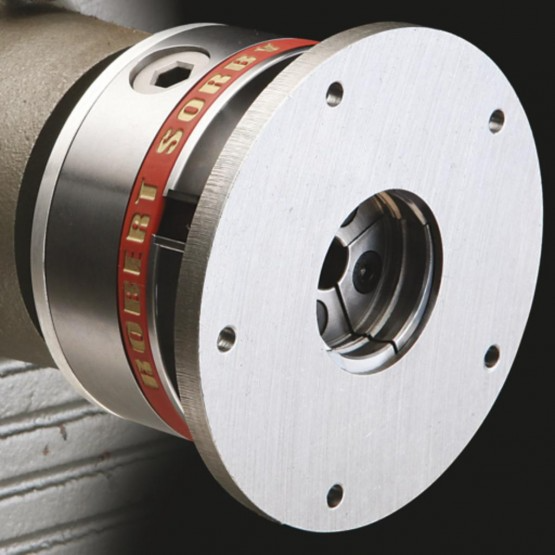 Steel face plate ring with dovetail mount for Robert Sorby Patriot chuck in woodworking tool accessories collection