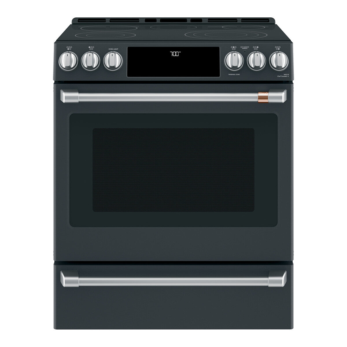CAFÉ™ 30" Smart Slide-In, Front-Control, Radiant and Convection Range