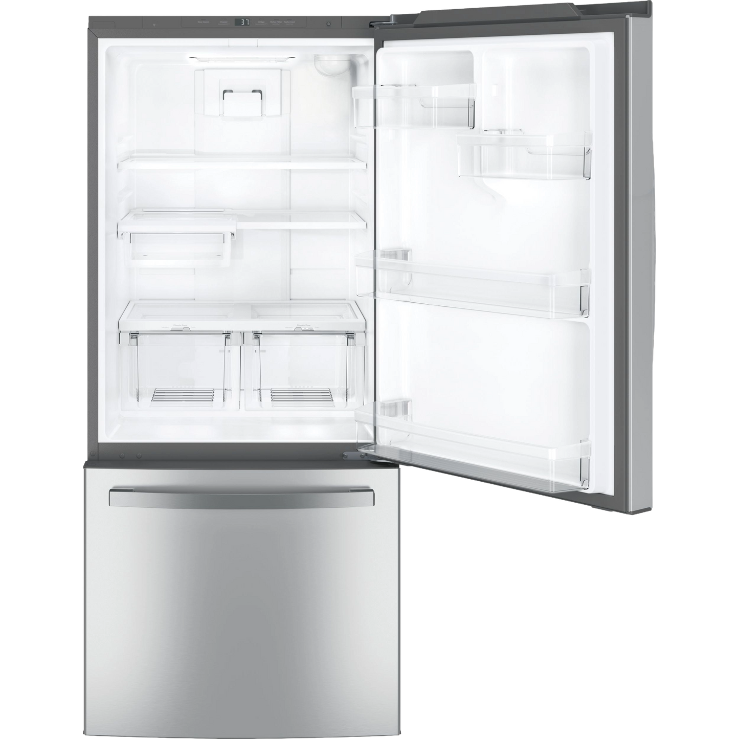 GE® ENERGY STAR® 21.0 Cu. Ft. Bottom-Freezer Refrigerator