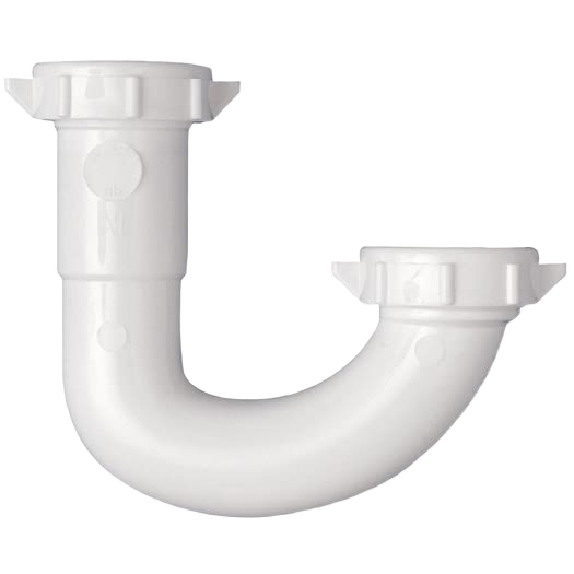 Do it Best 1-1/4" x 1-1/4" White Plastic J-Bend