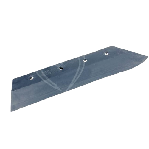 Metal plow share blade with multiple mounting holes for agricultural and home improvement tool applications