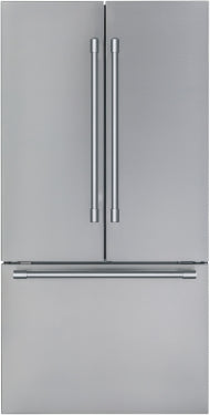 Stainless steel 36-inch professional freestanding French door refrigerator with bottom freezer in Thermador Appliances collection