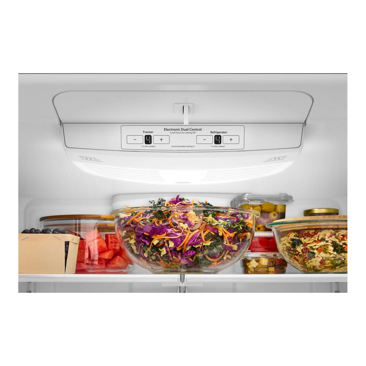 19 Cu. Ft. 30-Inch Bottom Mount Refrigerator with Left Door Swing in PrintShield® Stainless Steel