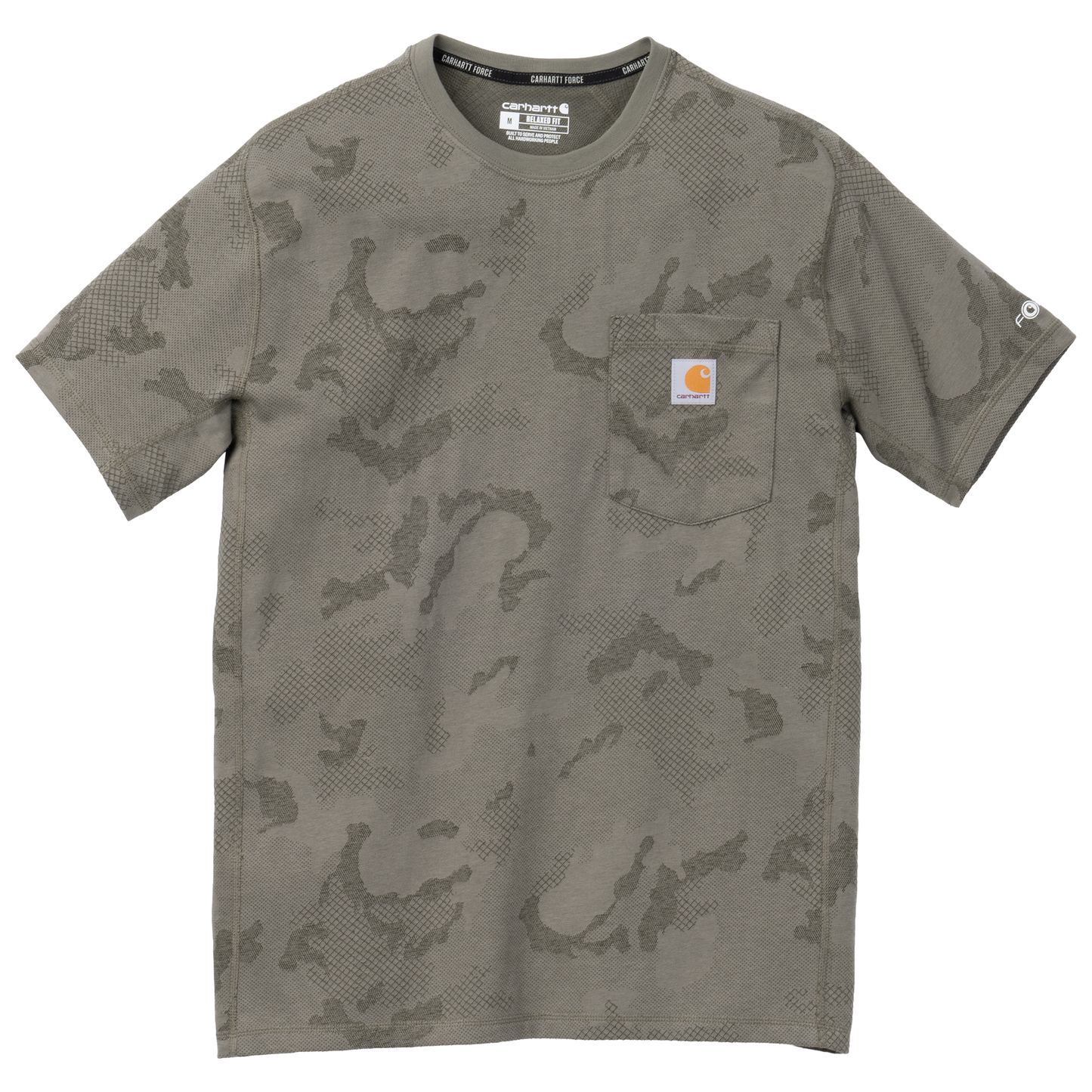 Carhartt Men's Force Delmont Relaxed Camo T-Shirt