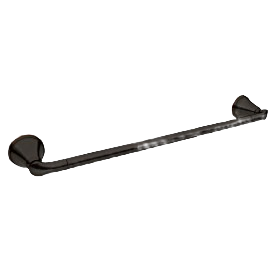 Mediterranean bronze towel bar with sleek design for bathroom organization and home improvement projects