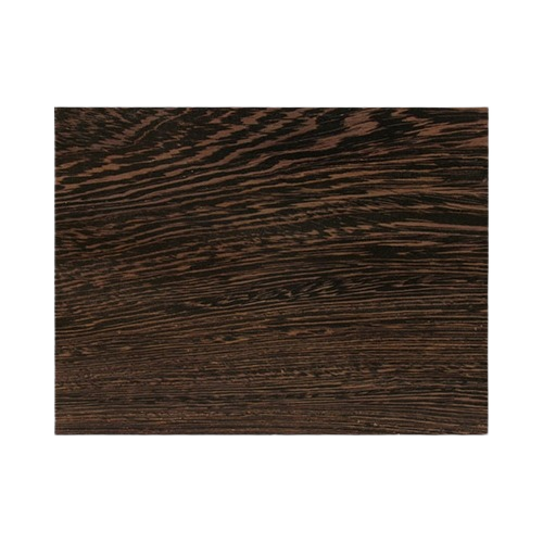 Close-up of dark brown wenge wood grain with textured pattern for woodturning and woodworking tool accessories collections