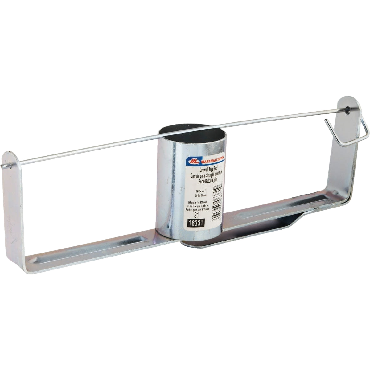 Plated steel drywall tape reel designed for durability, suitable for drywall supplies and home improvement tools under $50 collection