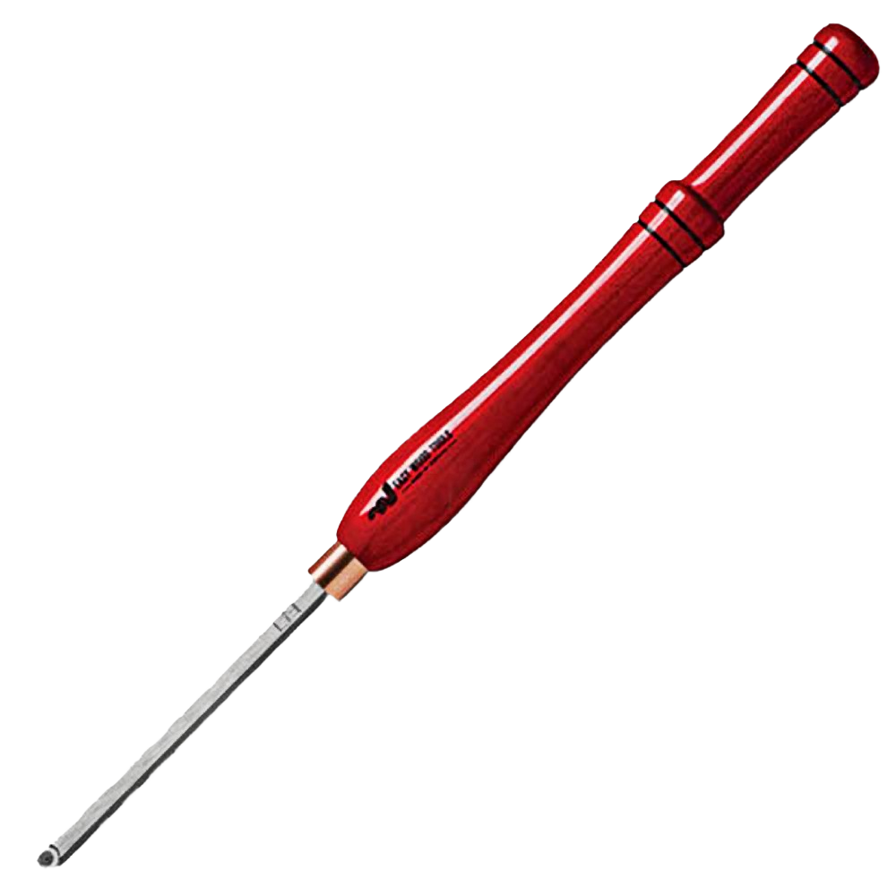 Mid-size woodworking finisher tool with polished red wooden handle for precision finish cuts in woodworking tools collection