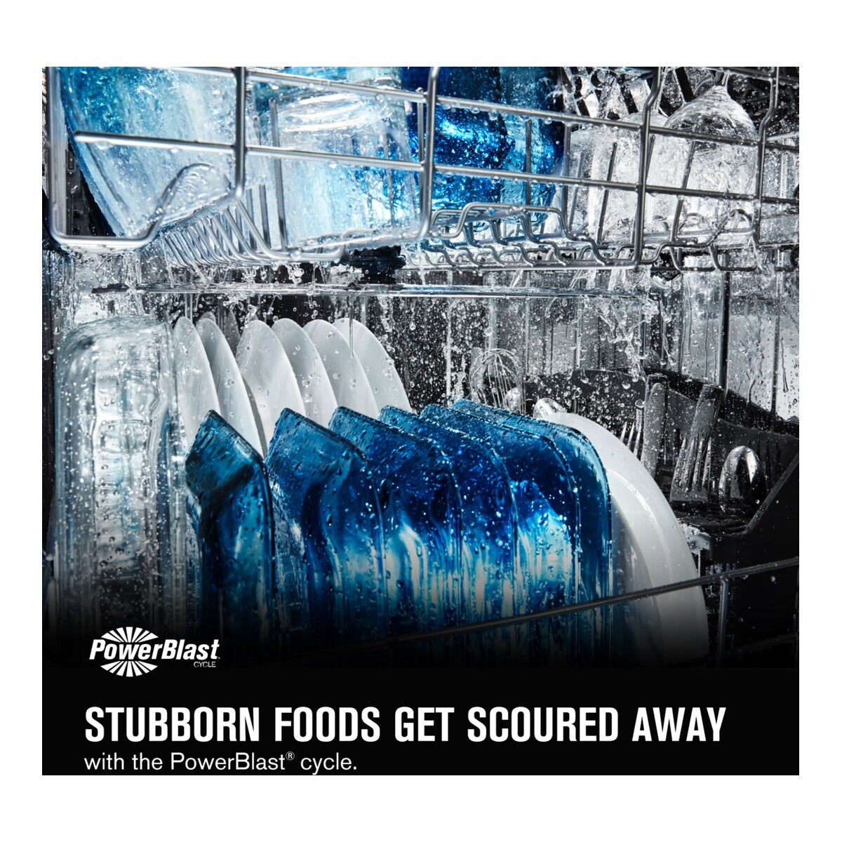 24” Front Control Dishwasher with Dual Power Filtration and PowerBlast® Cycle - 50 dBA