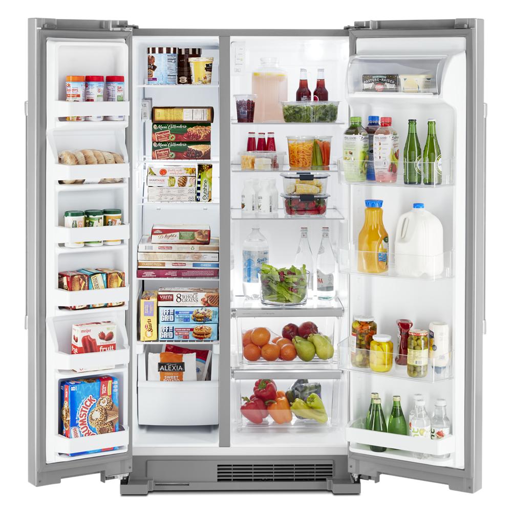 36-Inch Wide Side-by-Side Refrigerator - 25 Cu. Ft.