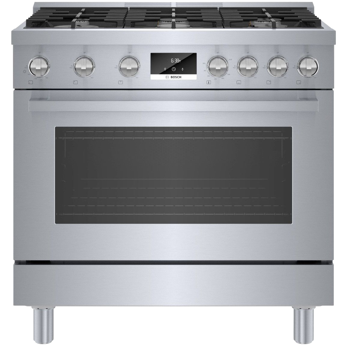 800 Series, Dual Fuel Freestanding Range, 36'', Stainless Steel