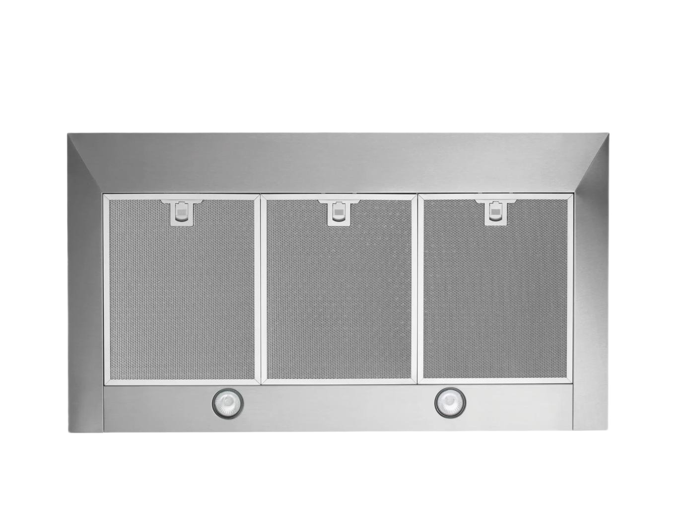 36" stainless steel canopy wall-mount hood with three mesh filters and dual LED lights, part of Wall Mounted Range Hoods and Kitchen & Kitchenware collections.