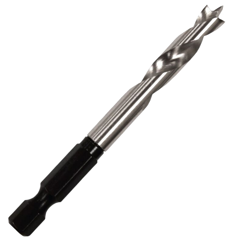 1/4-inch high-speed steel drill bit with black hex shank for tool accessories and home improvement projects under $50 collections