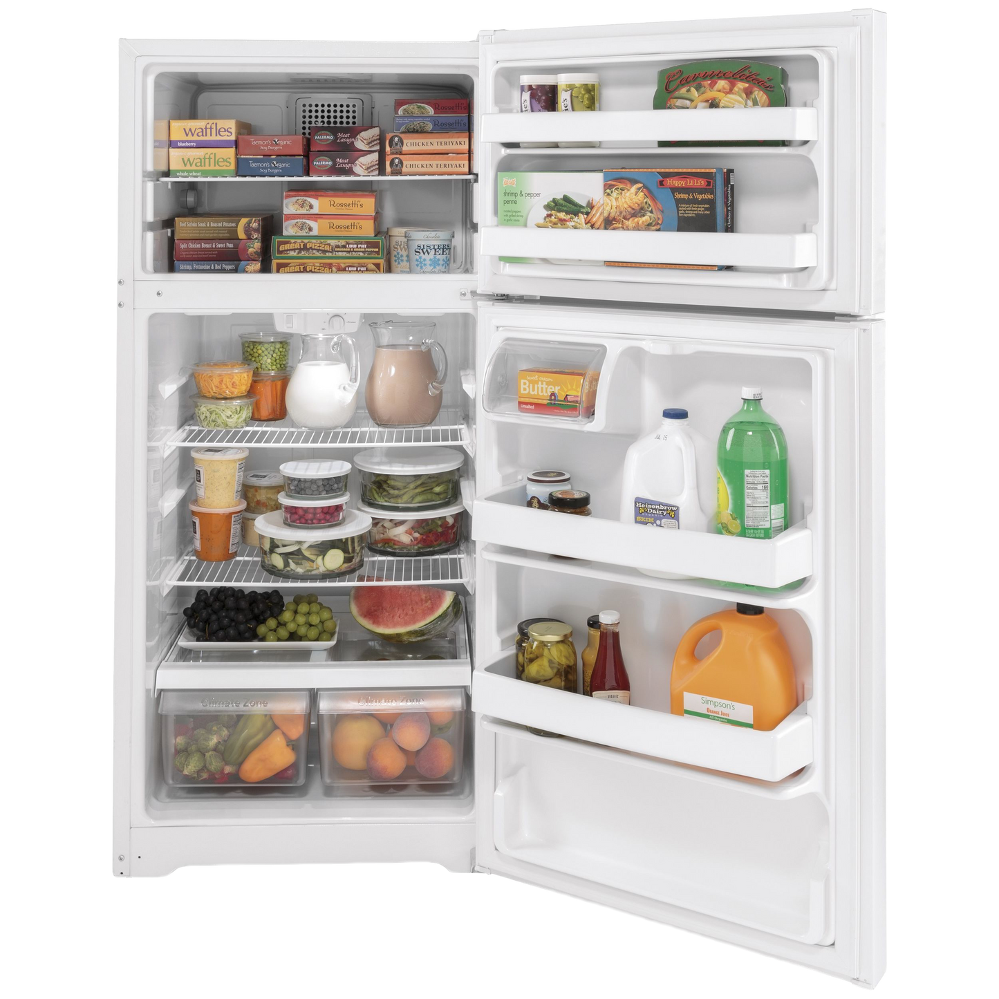 GE® 15.6 Cu. Ft. Top-Freezer Refrigerator
