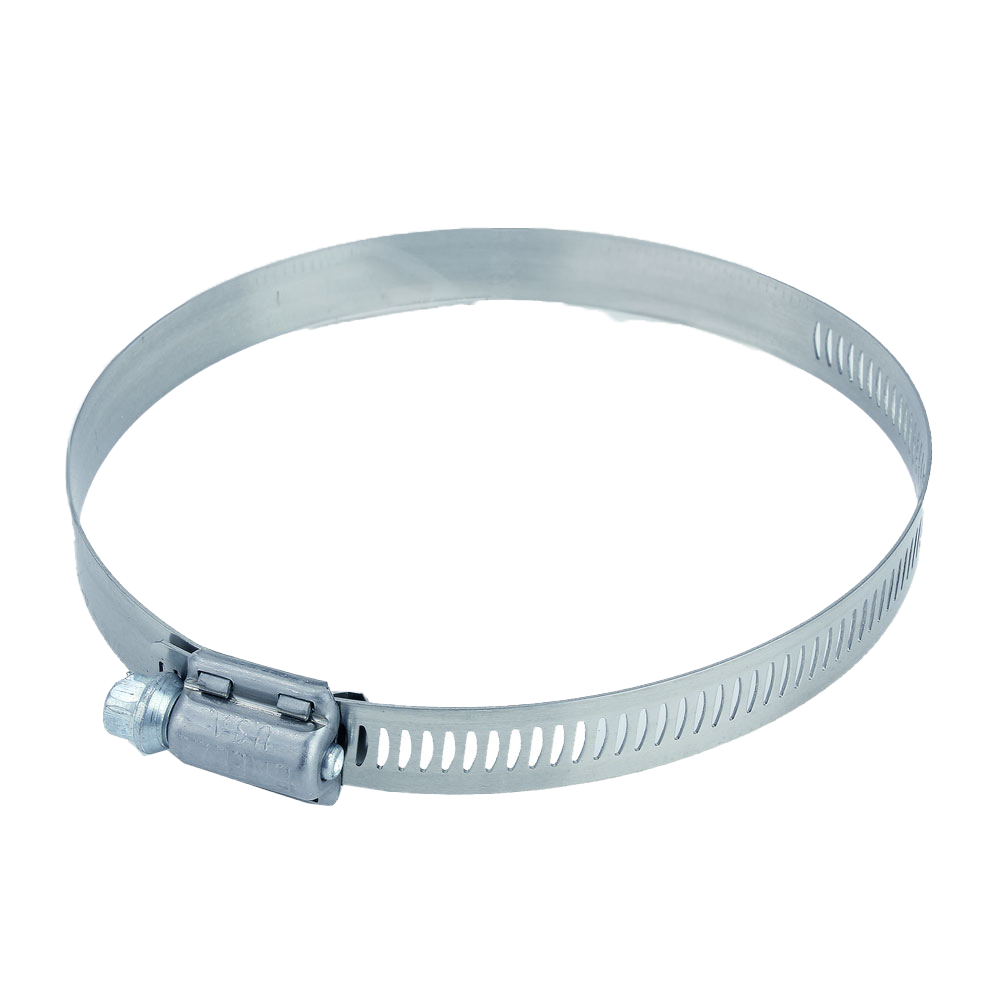 4-inch stainless steel clamp with adjustable screw for secure fastening in home improvement and tool tasks
