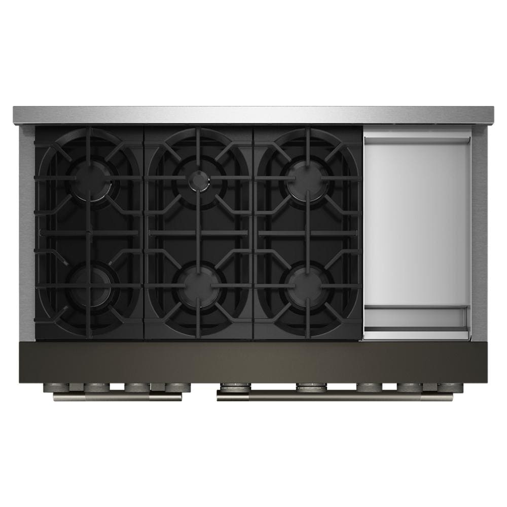 KitchenAid® 48-Inch 6 Burner Commercial-Style Gas Range with Griddle
