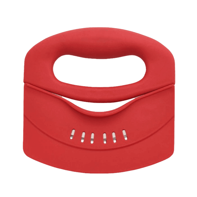 Red soft-grip rocking salad and herb chopper with stainless steel blade for kitchen utensils under $50 collections