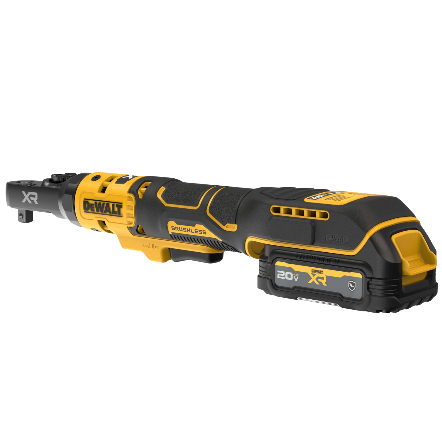 DEWALT 20V MAX* XR® Brushless Cordless 3/8-In. & 1/2-In. Sealed Head Ratchet Kit