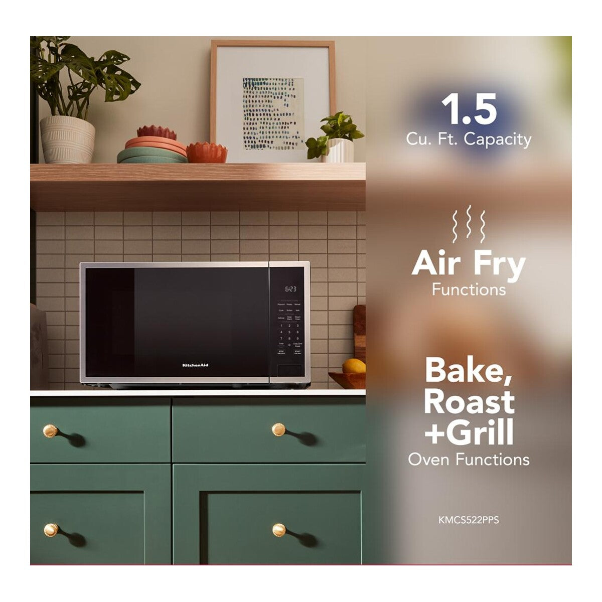 1.6 Cu. Ft. Countertop Microwave