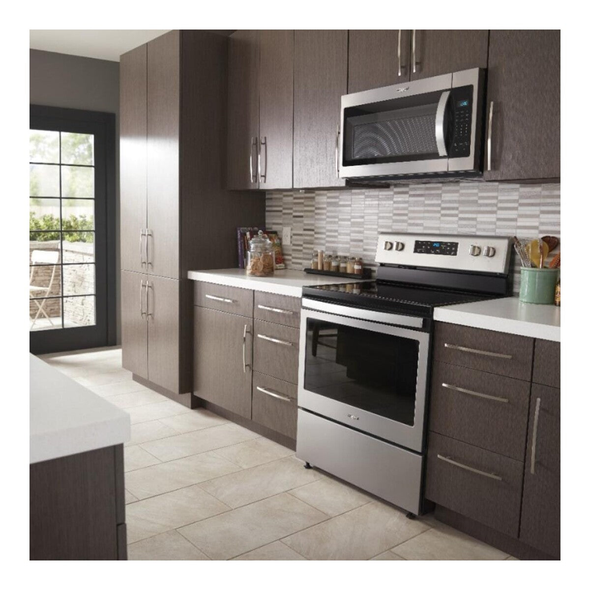 1.7 cu. ft. Microwave Hood Combination with Electronic Touch Controls