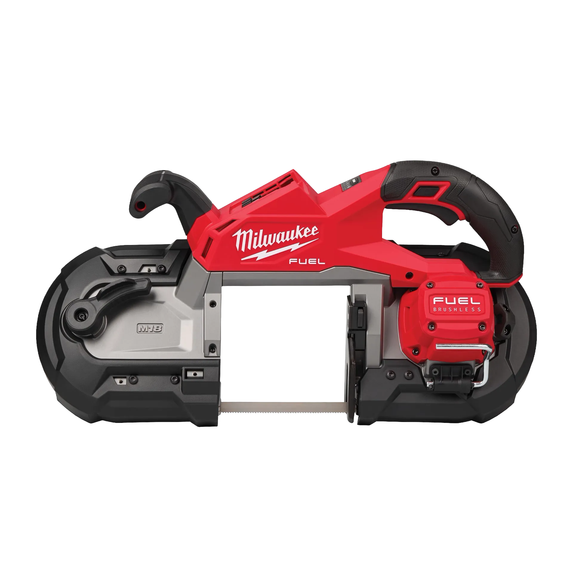 Milwaukee red and black cordless deep cut band saw in electric power tools and Milwaukee saws collections