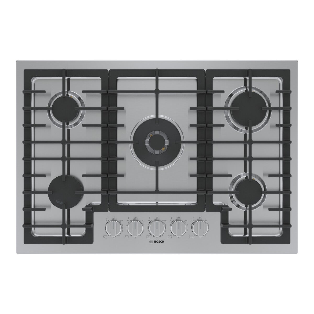 800 Series, Gas Cooktop, 30'', Stainless steel