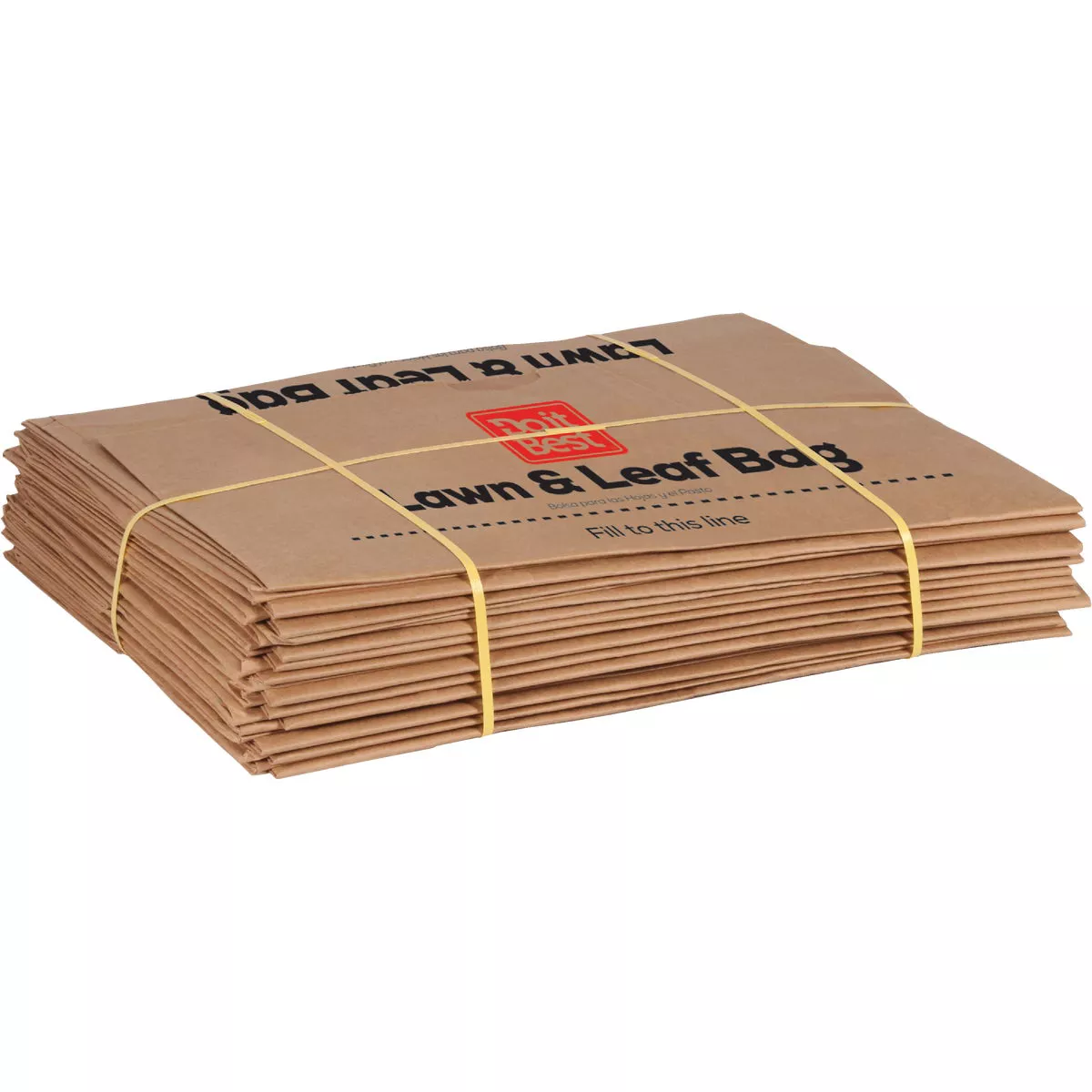Do it Best 30 Gal. Natural Kraft Paper Yard Waste Lawn & Leaf Bag, 15-Count