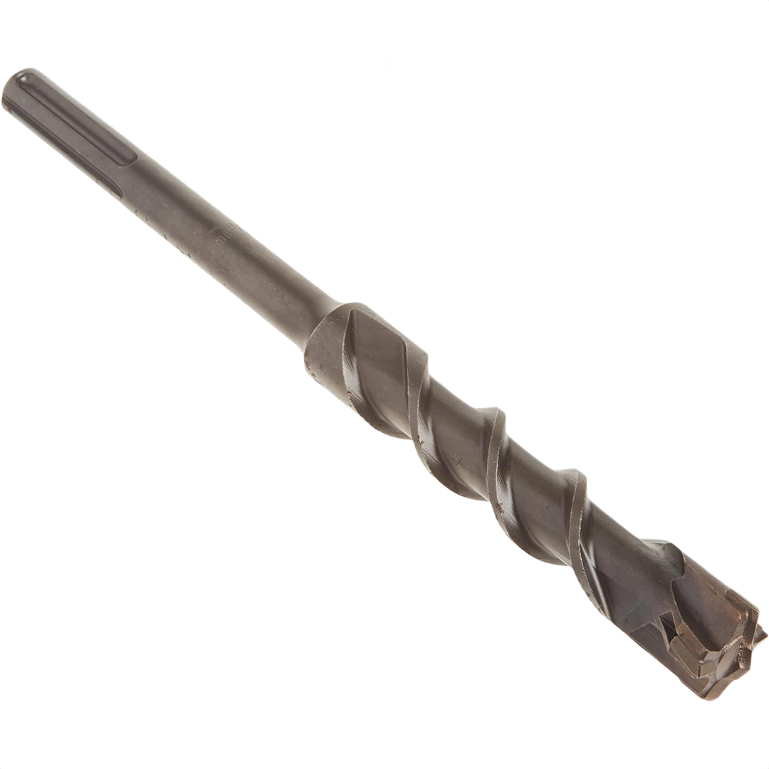 SDS-Max® rotary hammer drill bit with solid carbide tip for heavy-duty home improvement and power tool accessories