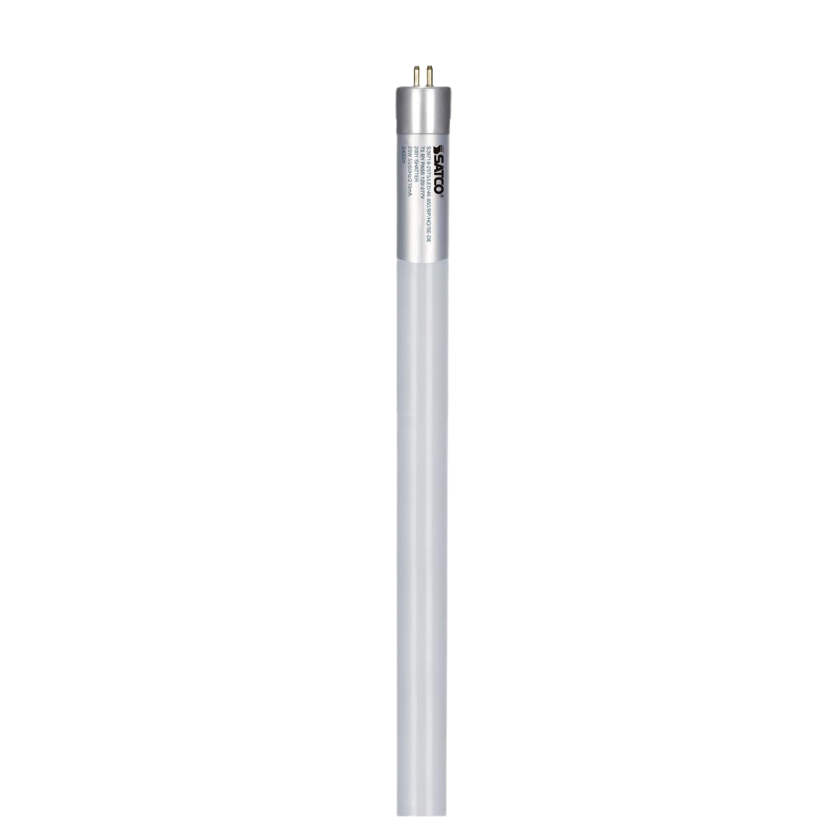 Frosted white T5 LED miniature bi-pin bulb ideal for home improvement and lighting fixtures under $50
