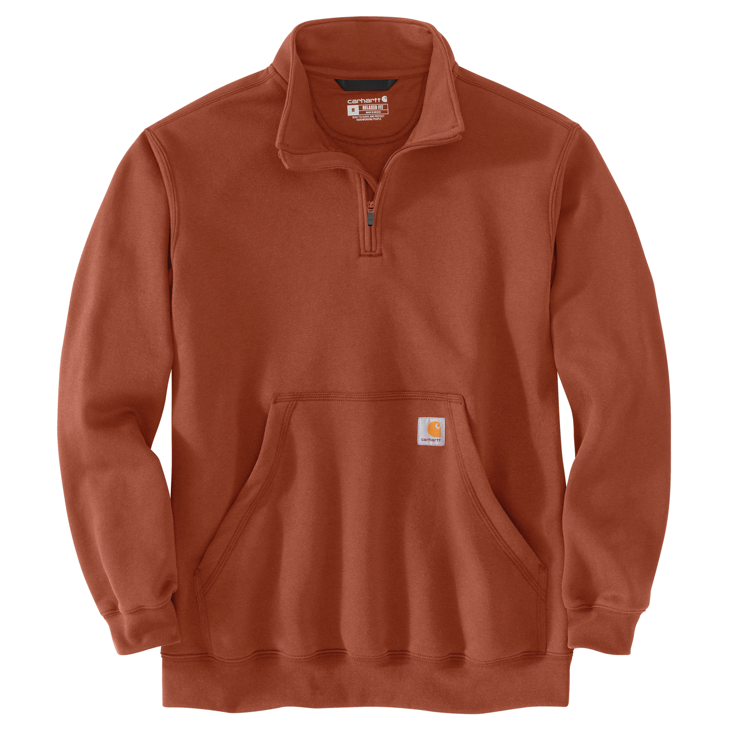 Carhartt Men's Marquette Quarter-Zip Mock-Neck Sweatshirt
