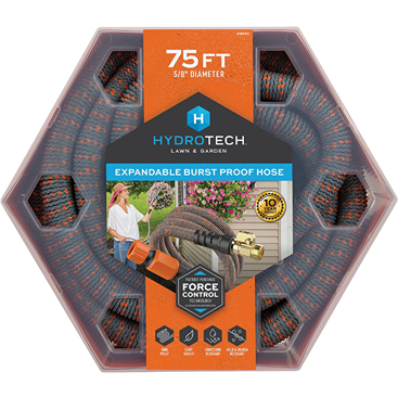 75-foot 5/8 inch expandable burst proof garden hose in orange for watering and irrigation under $100 collection