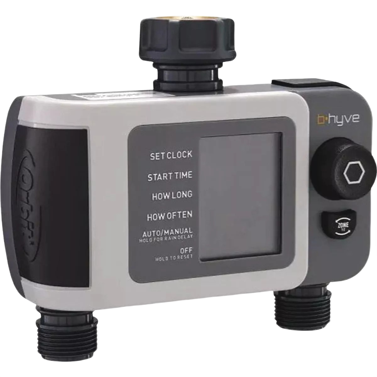 Compact Bluetooth-enabled two-outlet hose timer for smart irrigation in watering and lawn sprinkler tools under $100 collections