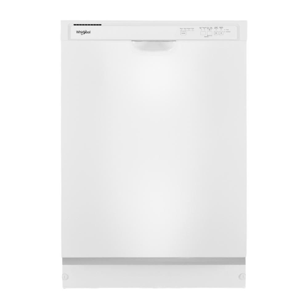 White freestanding dishwasher with top control panel in Dishwashers and Kitchen & Kitchenware collections