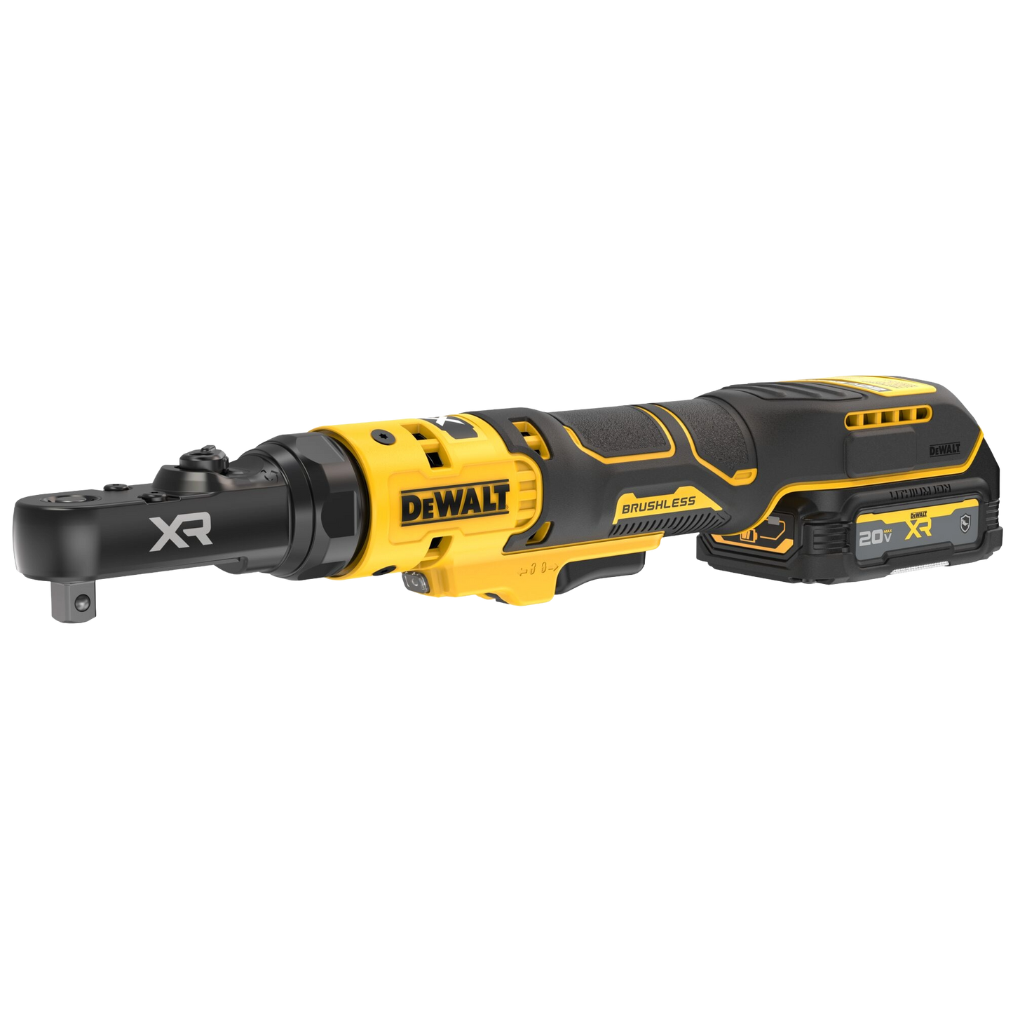 DEWALT 20V MAX* XR® Brushless Cordless 3/8-In. & 1/2-In. Sealed Head Ratchet Kit