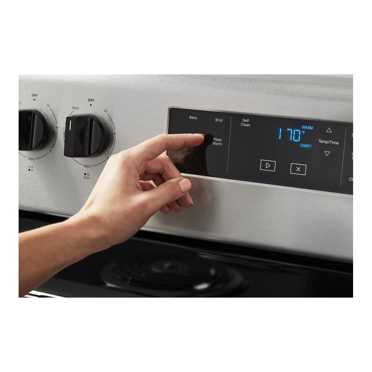 4.8 cu. ft. Electric Range with Keep Warm setting